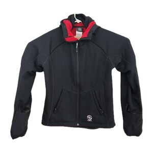 🔥🔥🔥Loki Ski Jacket, Men's M, full zip, with face shield, fleece lining, black
